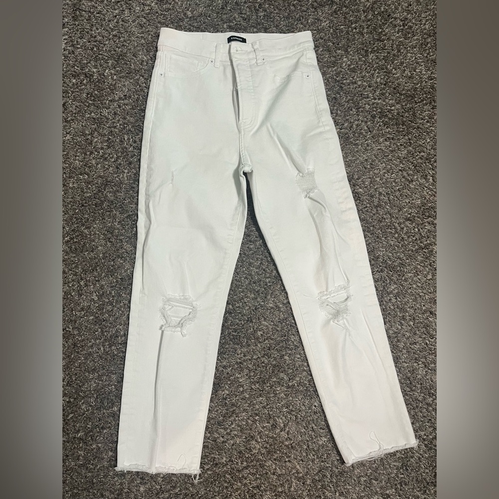 Express super high waisted mom jean